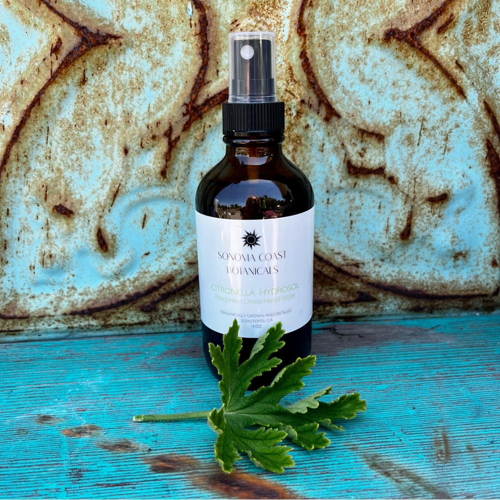 Citronella Hydrosol - Sonoma Coast Botanicals - Aromatherapy Mist